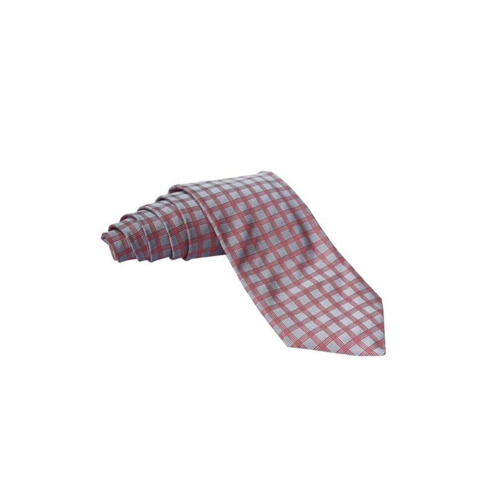 Zilli Triple Windowpane Silk Tie